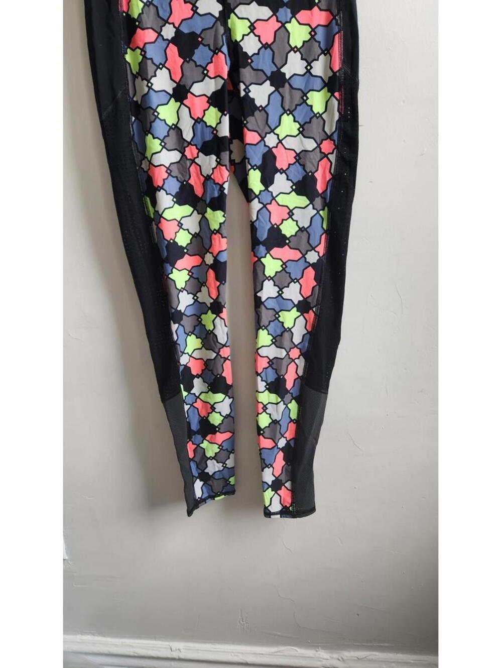 Sweaty Betty Full Length Skinny Geometrical Activewear Sporty Leggings Size M - Picture 4 of 9